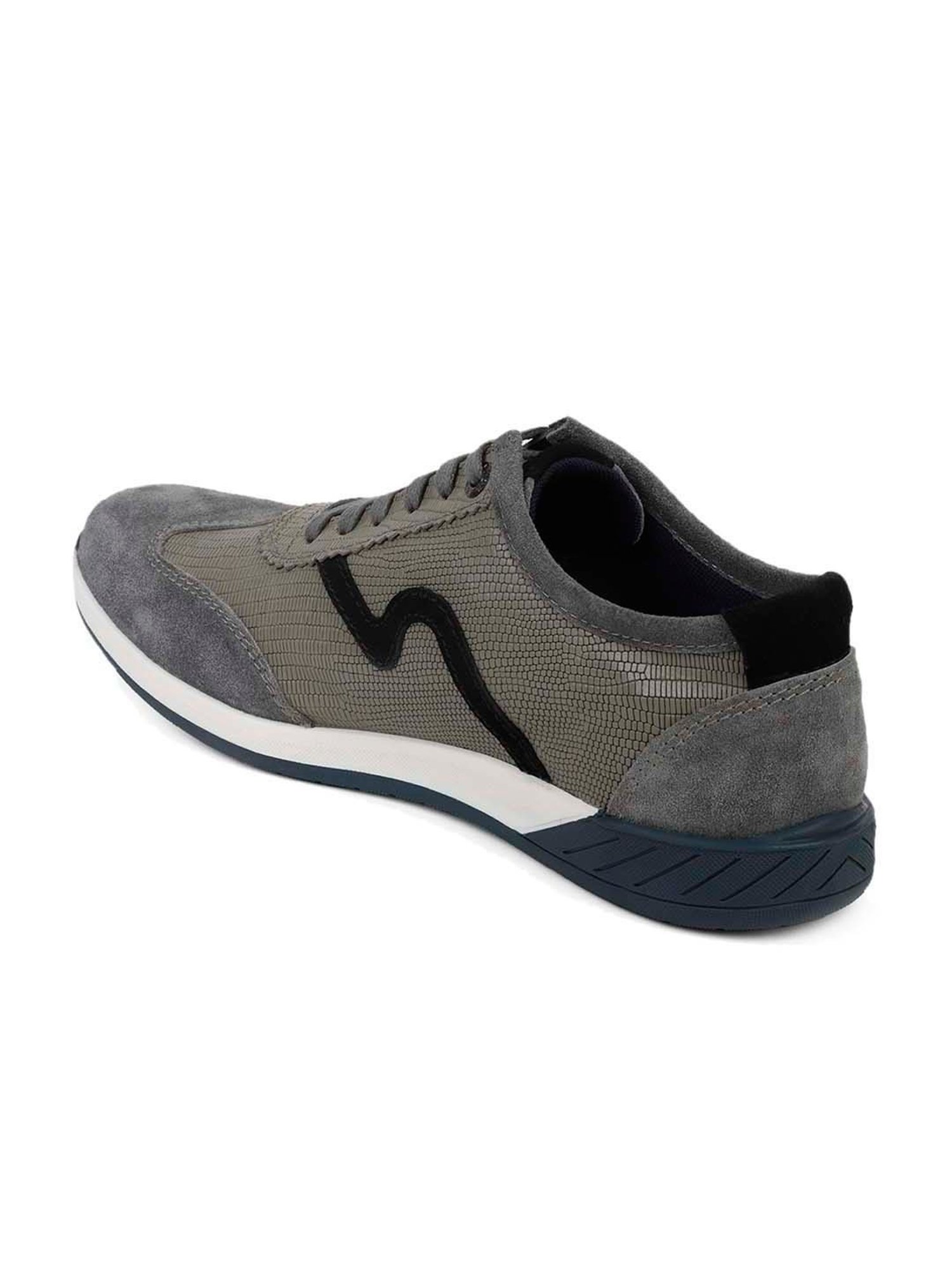 EZOK Men's Slate Grey Casual Sneakers