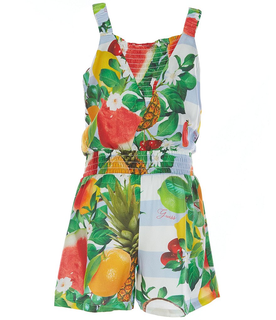 Habitual Big Girls 7-16 Ruffle-Trim Romper