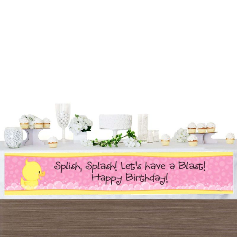 Big Dot of Happiness Blue Elephant - Boy Happy Birthday Decorations Party Banner