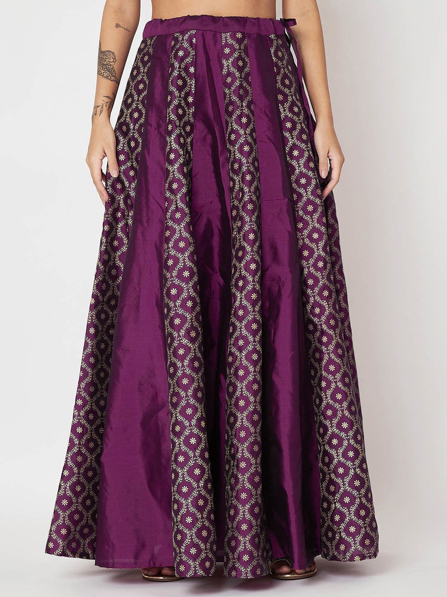 studiorasa Purple Block Print Skirts