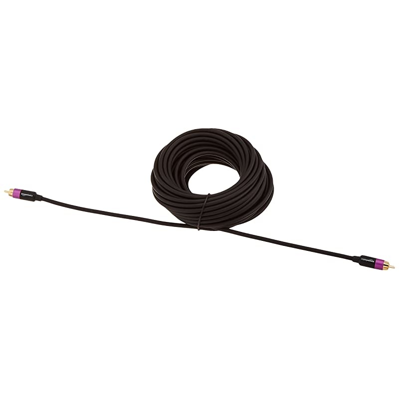 RCA Audio Subwoofer Cable 50 Feet