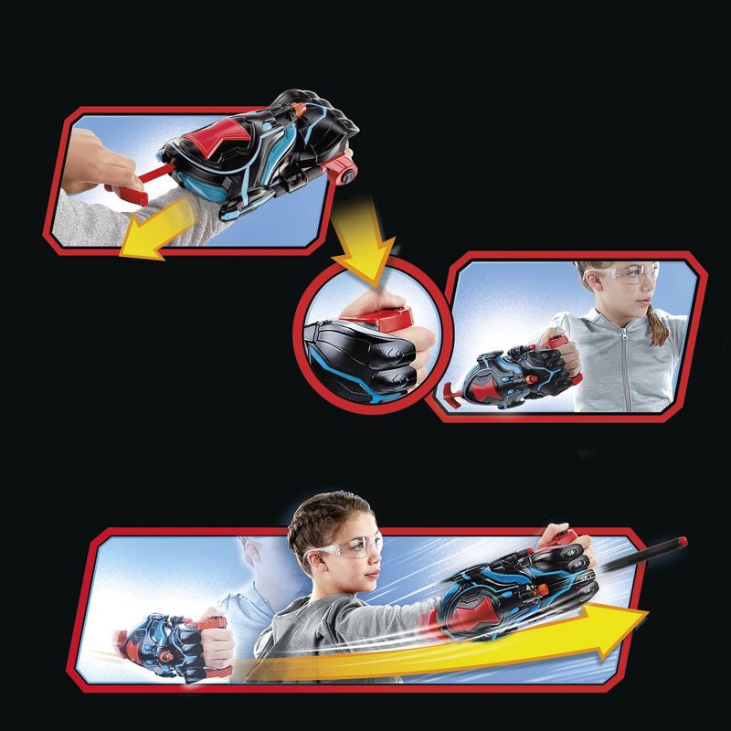 NERF Power Moves Marvel Black Widow Stinger Strike Dart-Launcher