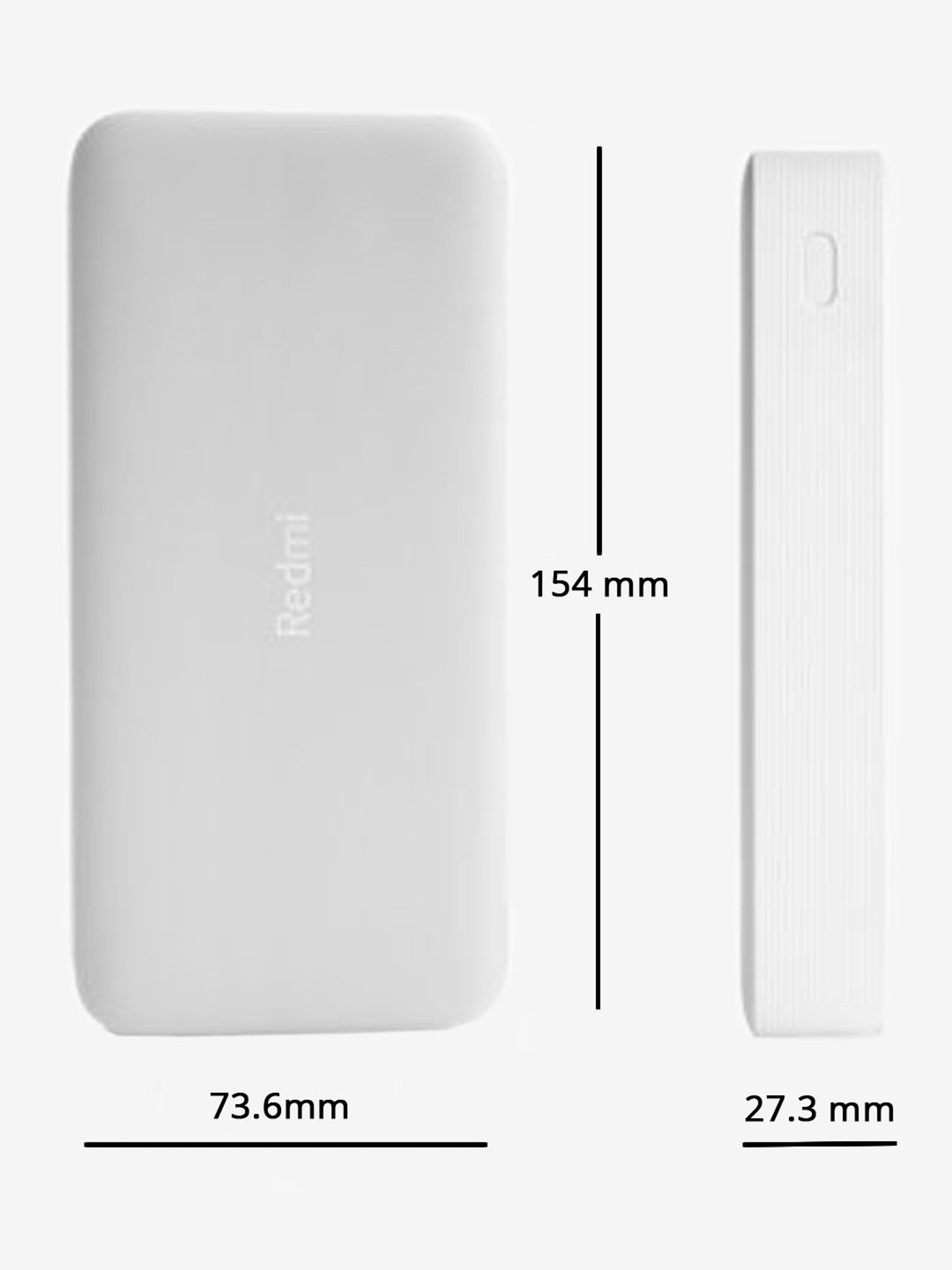 Redmi 20000mAh Power Bank (PB200LZM, White)
