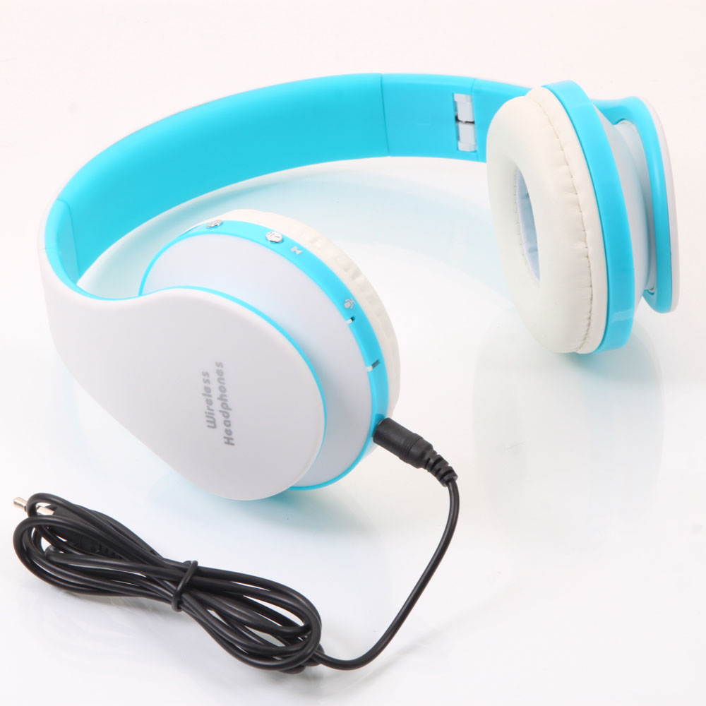 NX-8252 Hot Foldable Wireless Stereo Sports Bluetooth Headphone Headset with Mic for iPhone/iPad/PC