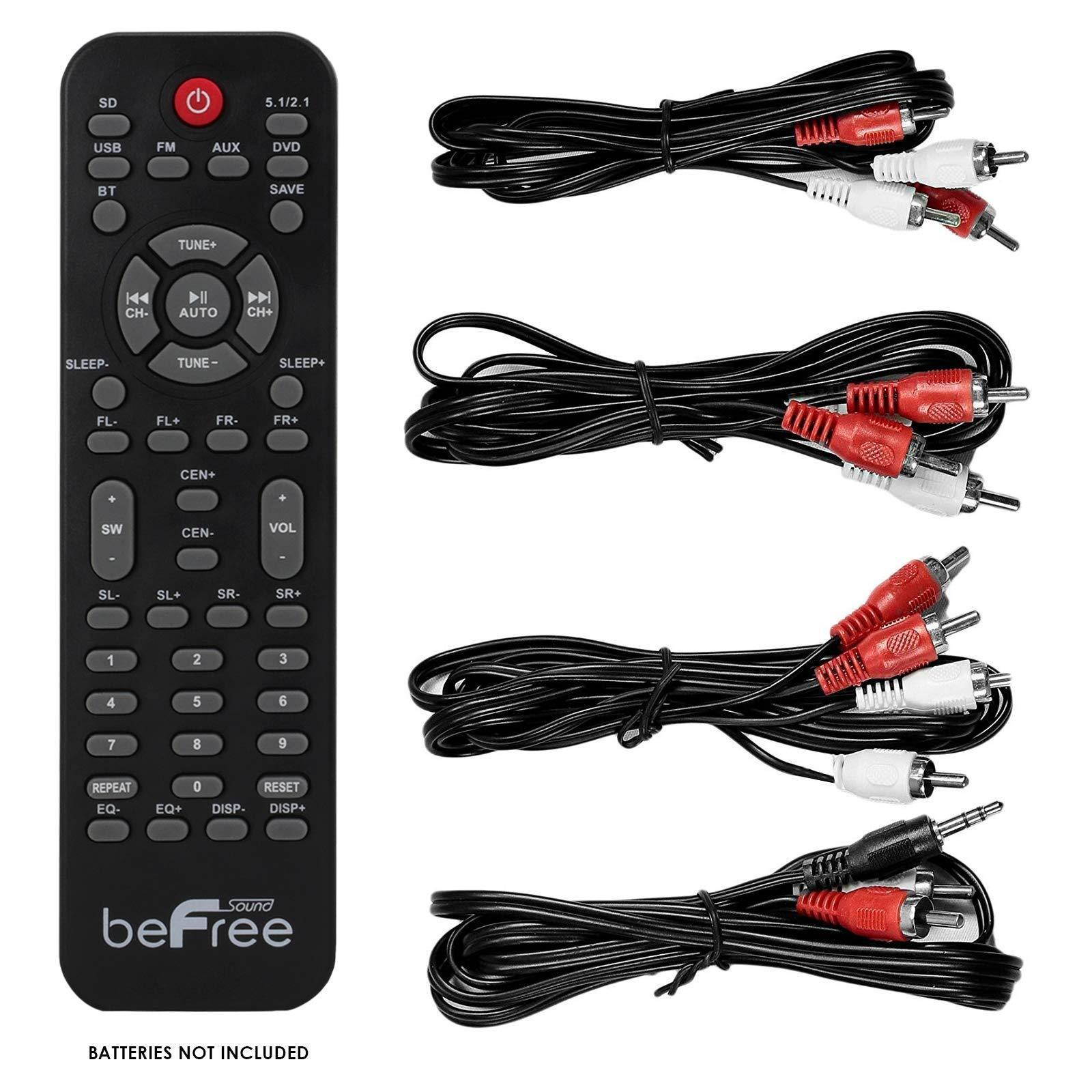 beFree Sound - Powered Wireless Speaker System - Black