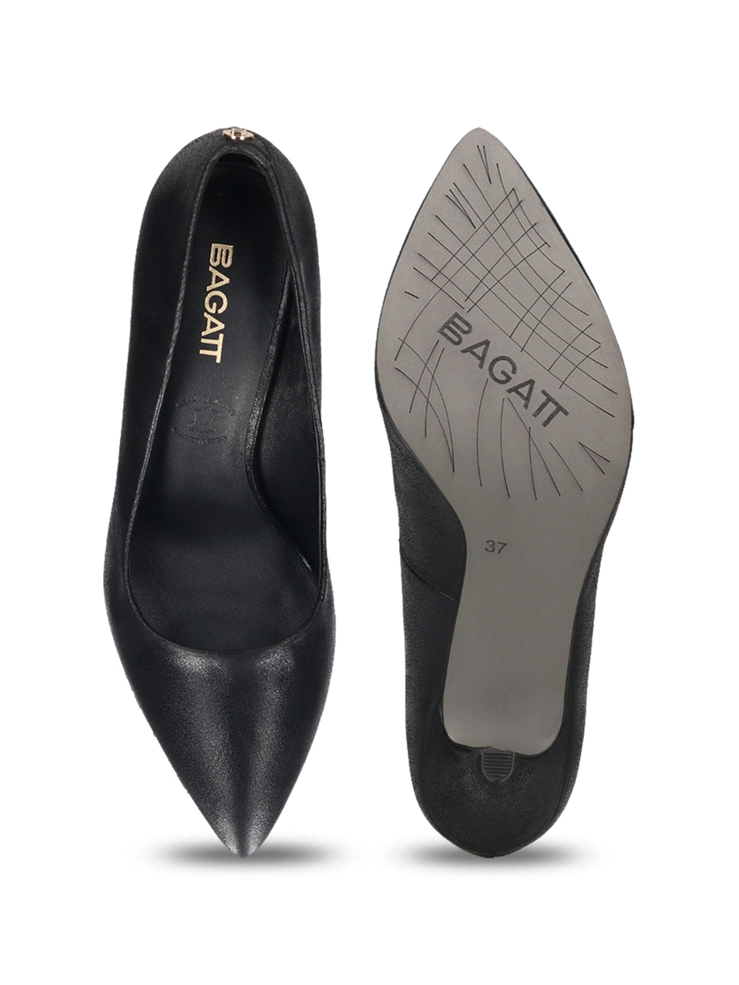 Bagatt Women's Jemila Black Stiletto Pumps