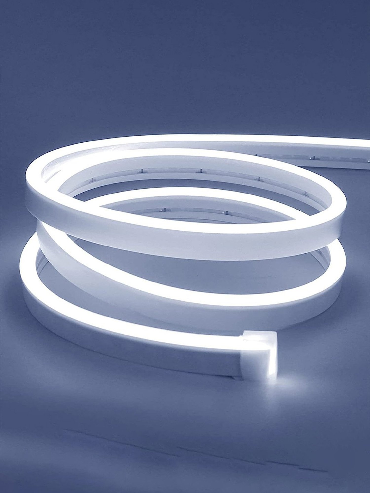 Xergy LED Neon Strip Lights 5Mtr, IP67 Waterproof Neon Rope Light for Home Decoration (White)