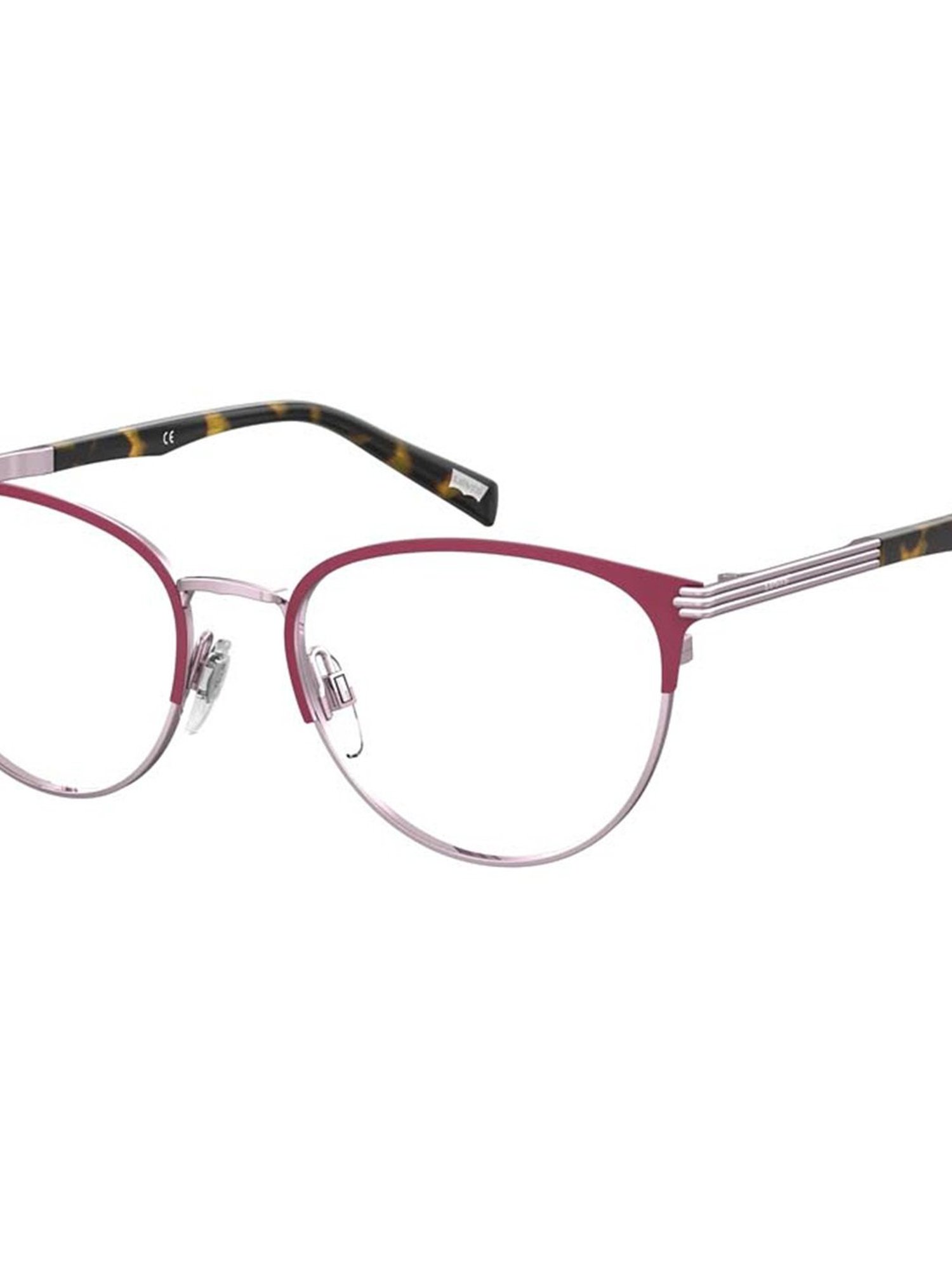 Levi's Pink Oval Eye Frames for Women