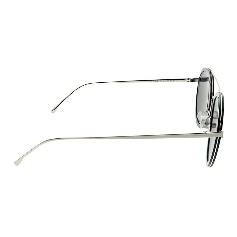 Fendi  RMG Womens Round Sunglasses Black 47mm