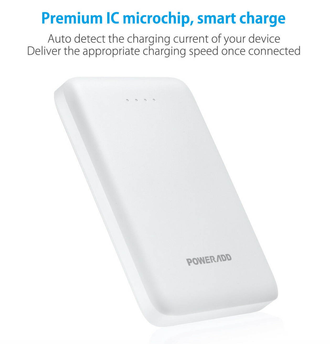 Poweradd 30000mAh Power Bank External Smart Battery Charger for iPhone Samsung