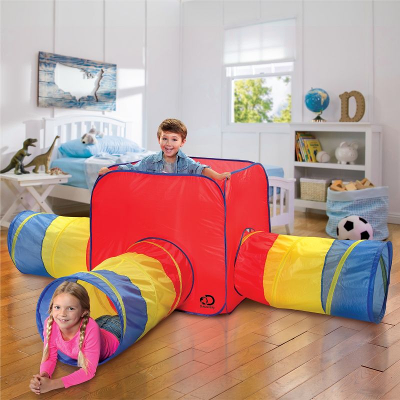 Magic Cabin - Outdoor Tent with Lights for Kids, Blue