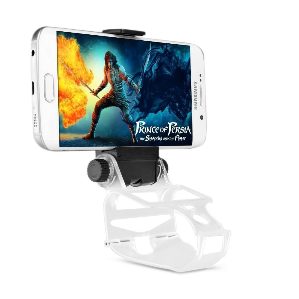 SUNKY PS4 Slim Pro Controller Android Phone Clip, 180 Degree Gaming Holder Mount Stand Bracket for Playstation 4 Slim Pro Dualshock Console - 6 inch Samsung Galaxy S8 Plus S7 S6 Edge Plus Note 8 5