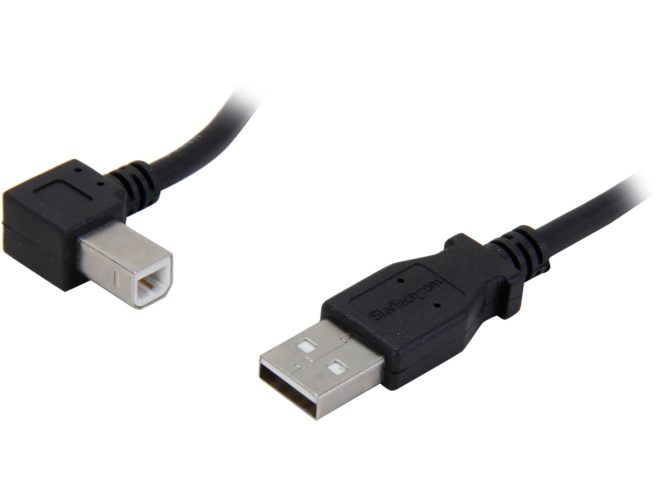 StarTech.com USBAB3ML USB 2.0 A to Left Angle B Cable - M/M