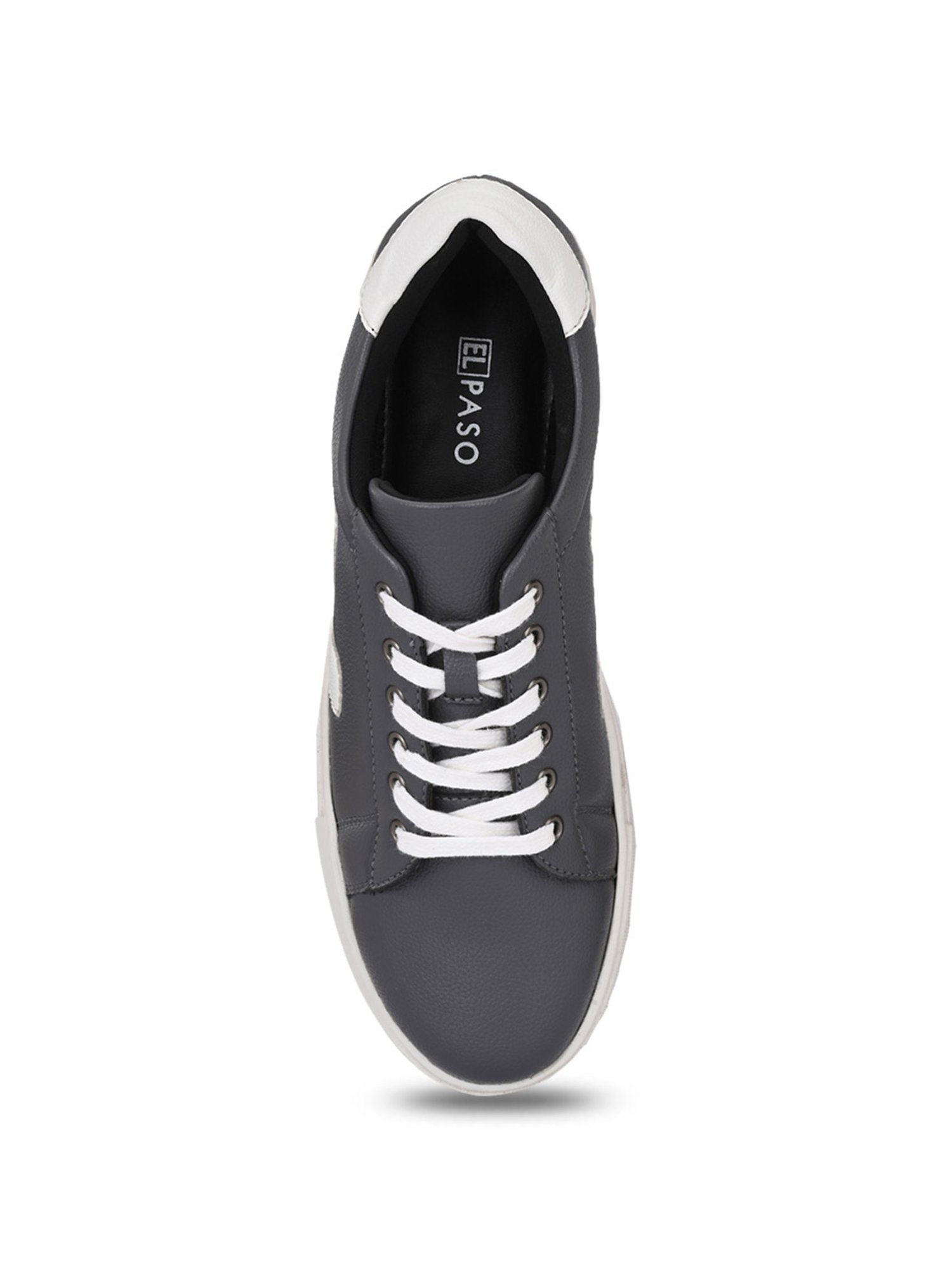 El Paso Men's Grey Casual Sneakers