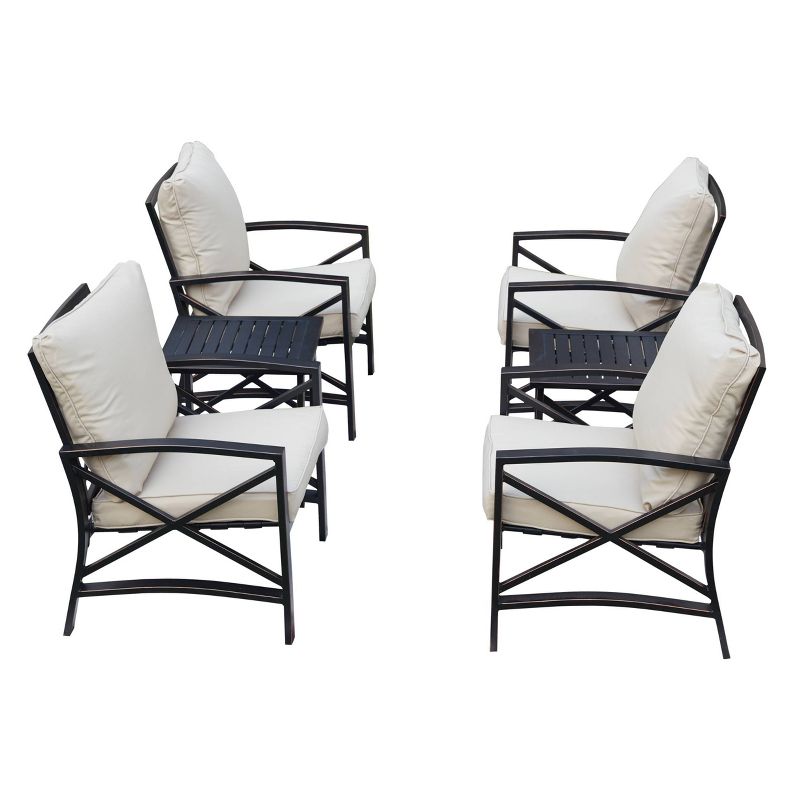 6pc Steel Frame Patio Conversation Set - Patio Festival