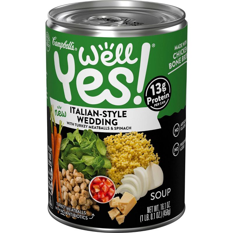 Campbell's Well Yes! Italian-Style Wedding Soup - 16.1oz