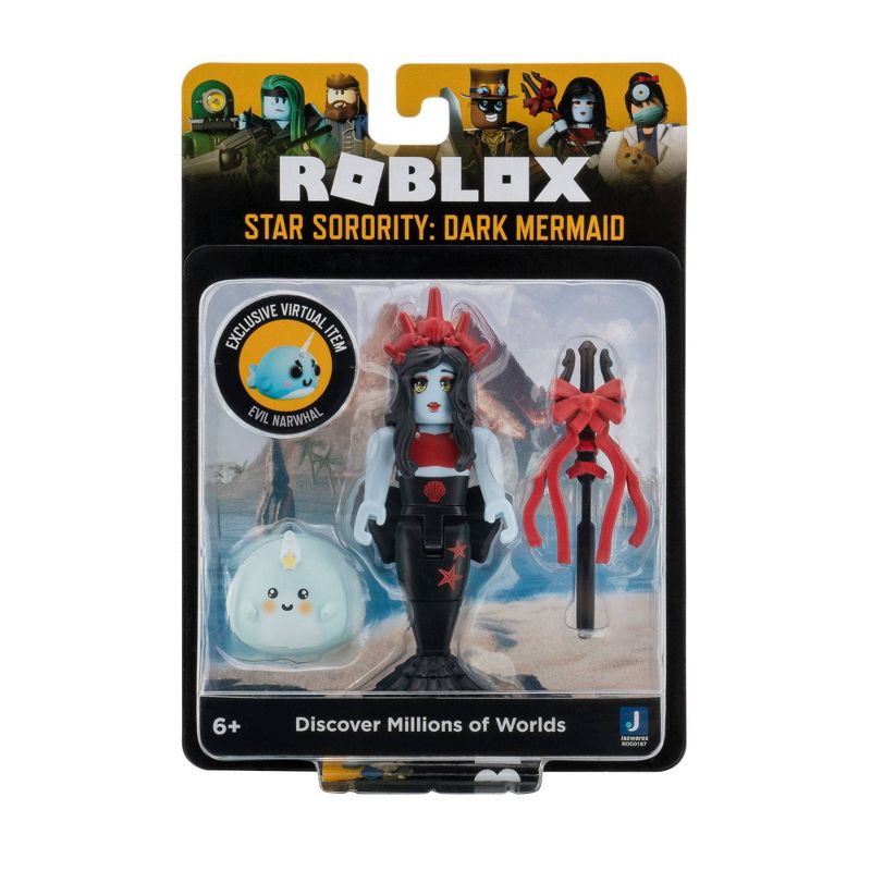 Roblox Celebrity Collection - Star Sorority: Dark Mermaid Figure Pack (Includes Exclusive Virtual Item)