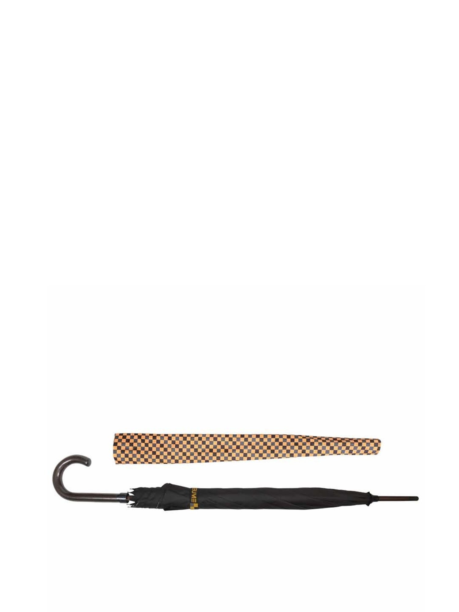 Eume Forlin Black Solid 1 Fold Umbrella - 23 inch