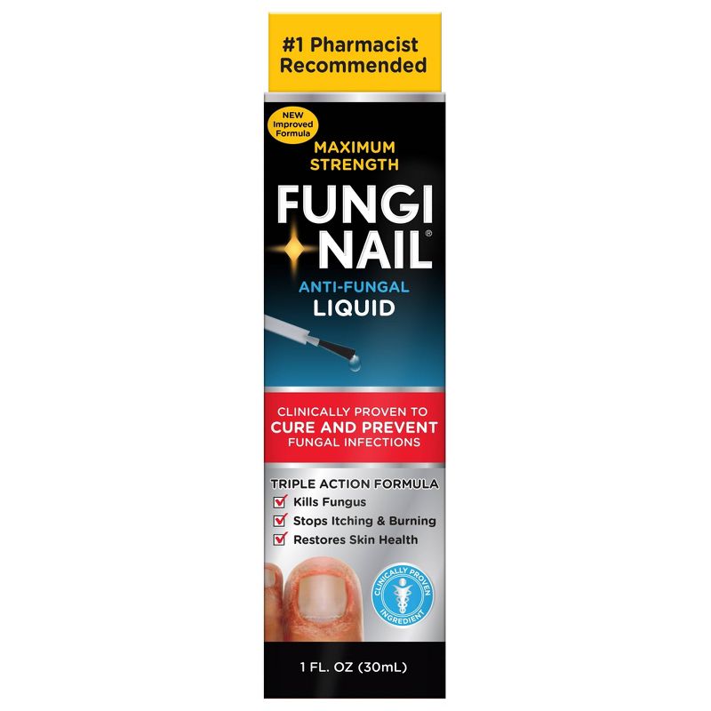 Fungi-Nail Anti-Fungal Solution and Brush - 1 fl oz