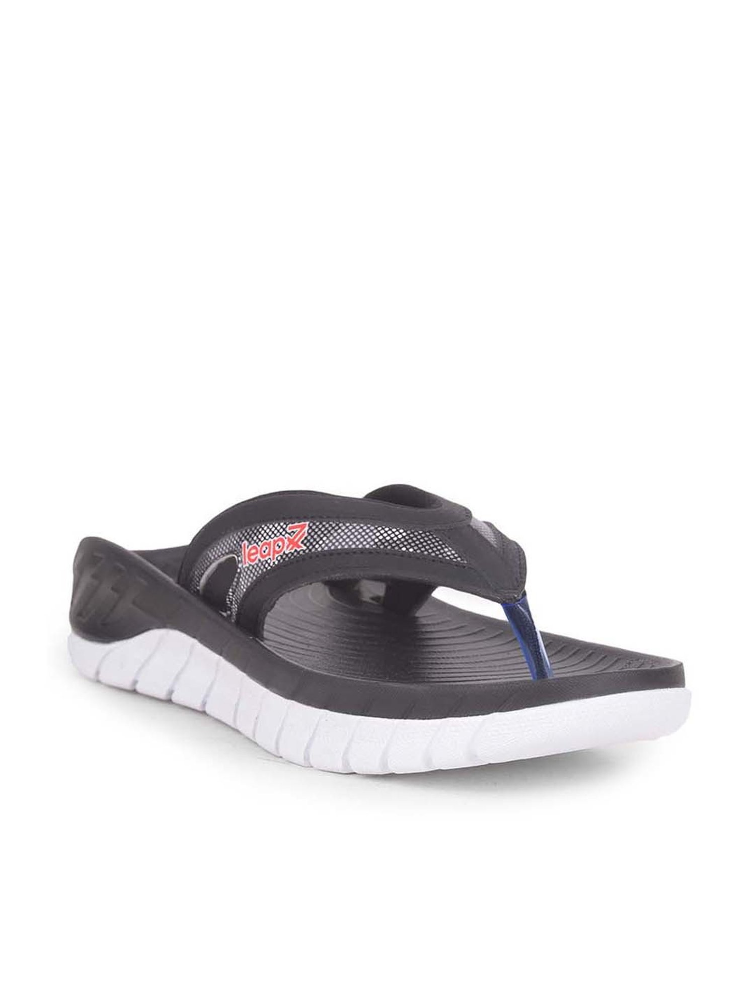 Leap7X by Liberty Men's Black Thong Sandals