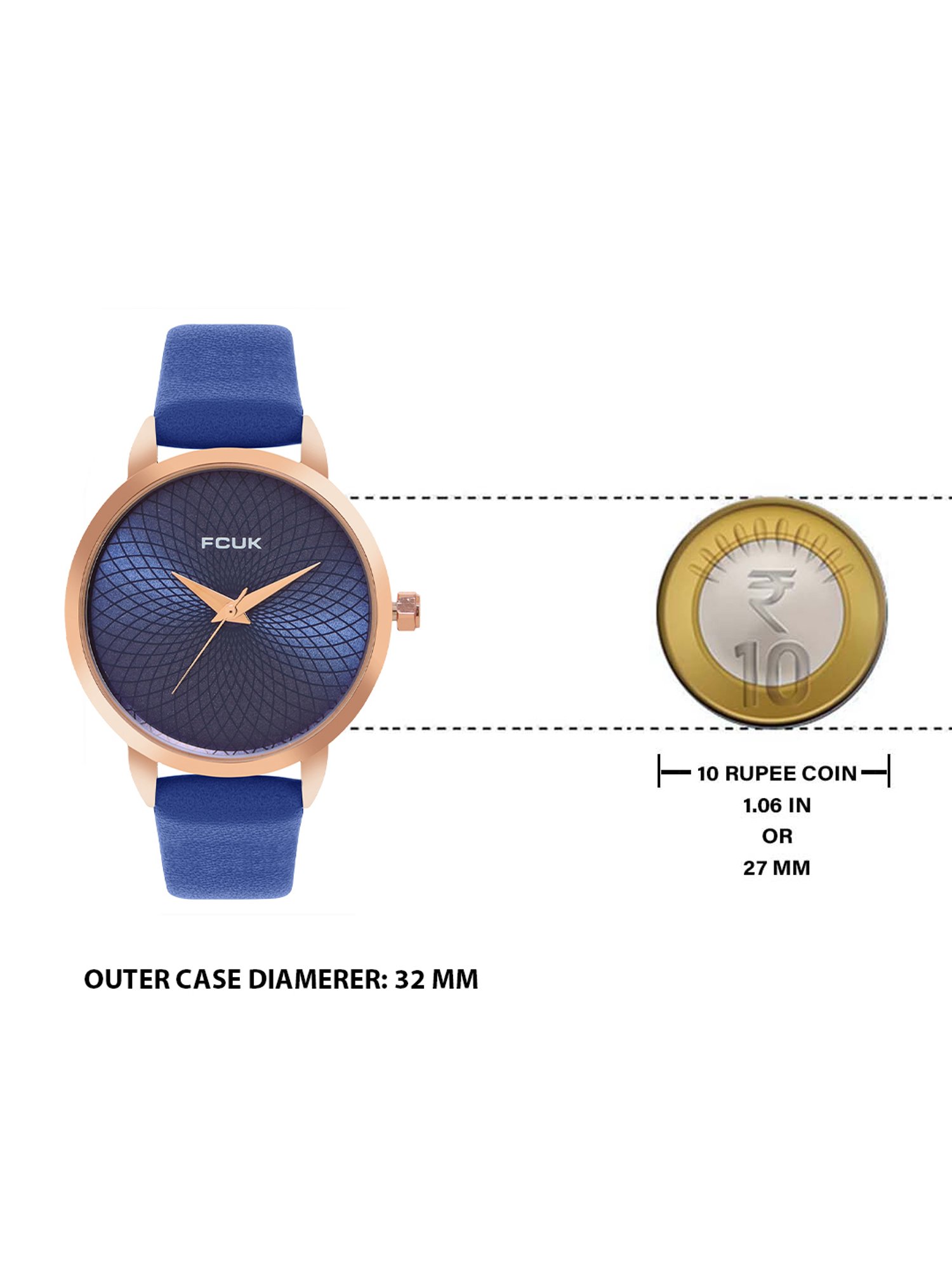 FCUK FK00023C SS23 Analog Watch for Women