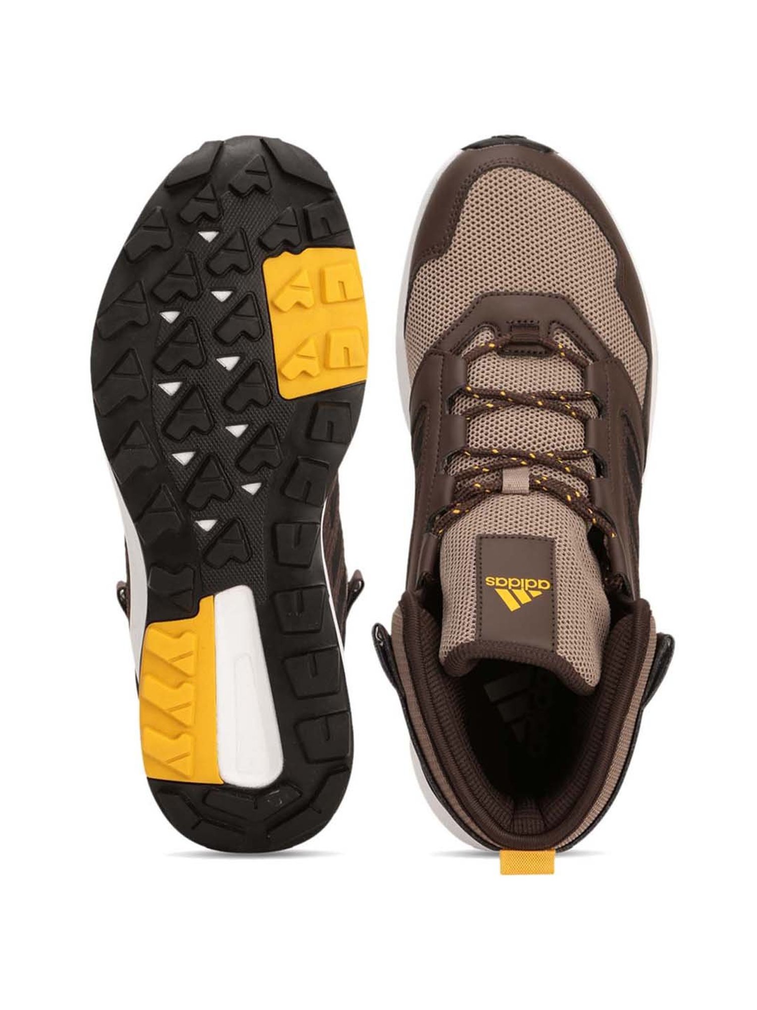 Adidas Men's Jerzotrail Mid Caramel Brown Outdoor Shoes