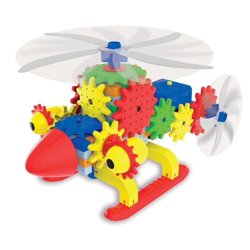 The Learning Journey Techno Gears STEM Construction Set Quirky Copter 60+ pcs