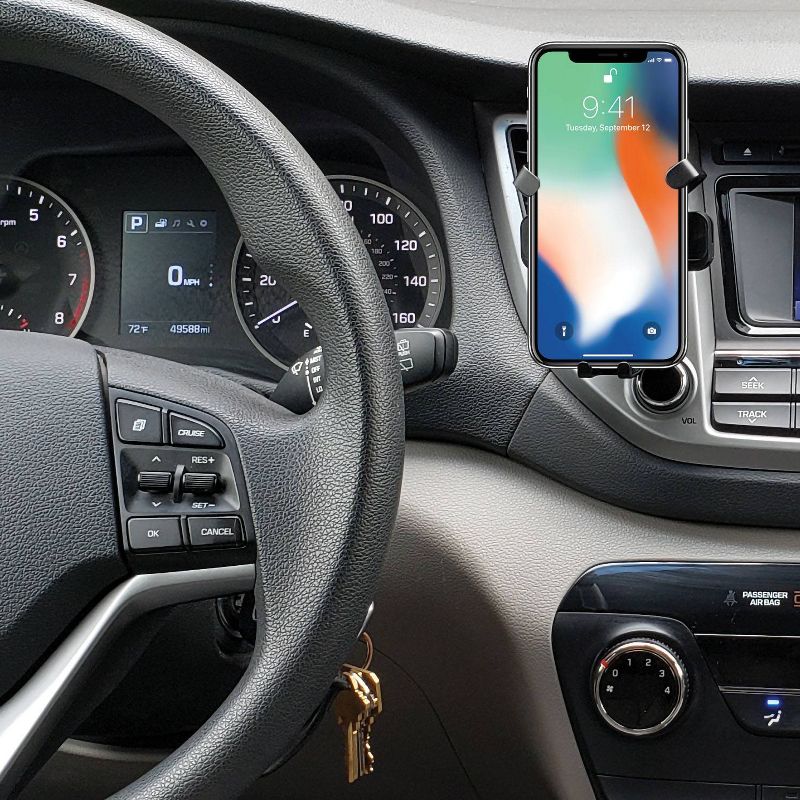 MYBAT Car Dash Air Vent Or Windshield Holder Mount Dock Compatible With Mobile Cell Phones