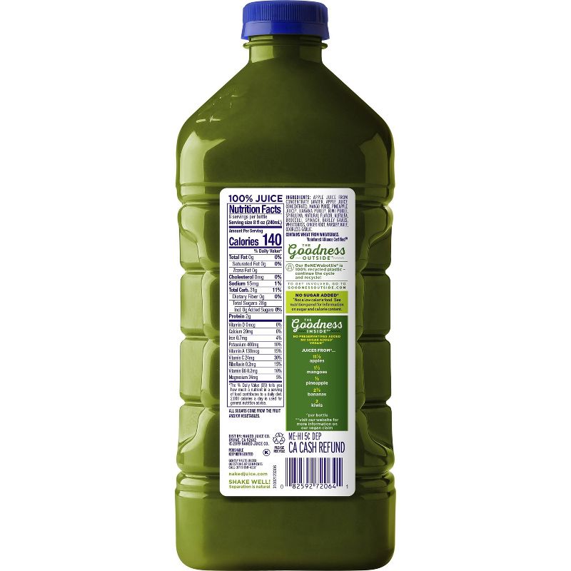 Naked Green Machine Boosted Juice Smoothie - 64oz