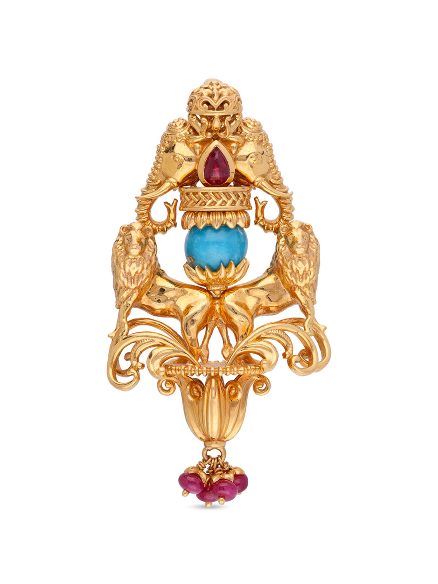 Joyalukkas 22k Love Embrace Gold Pendant