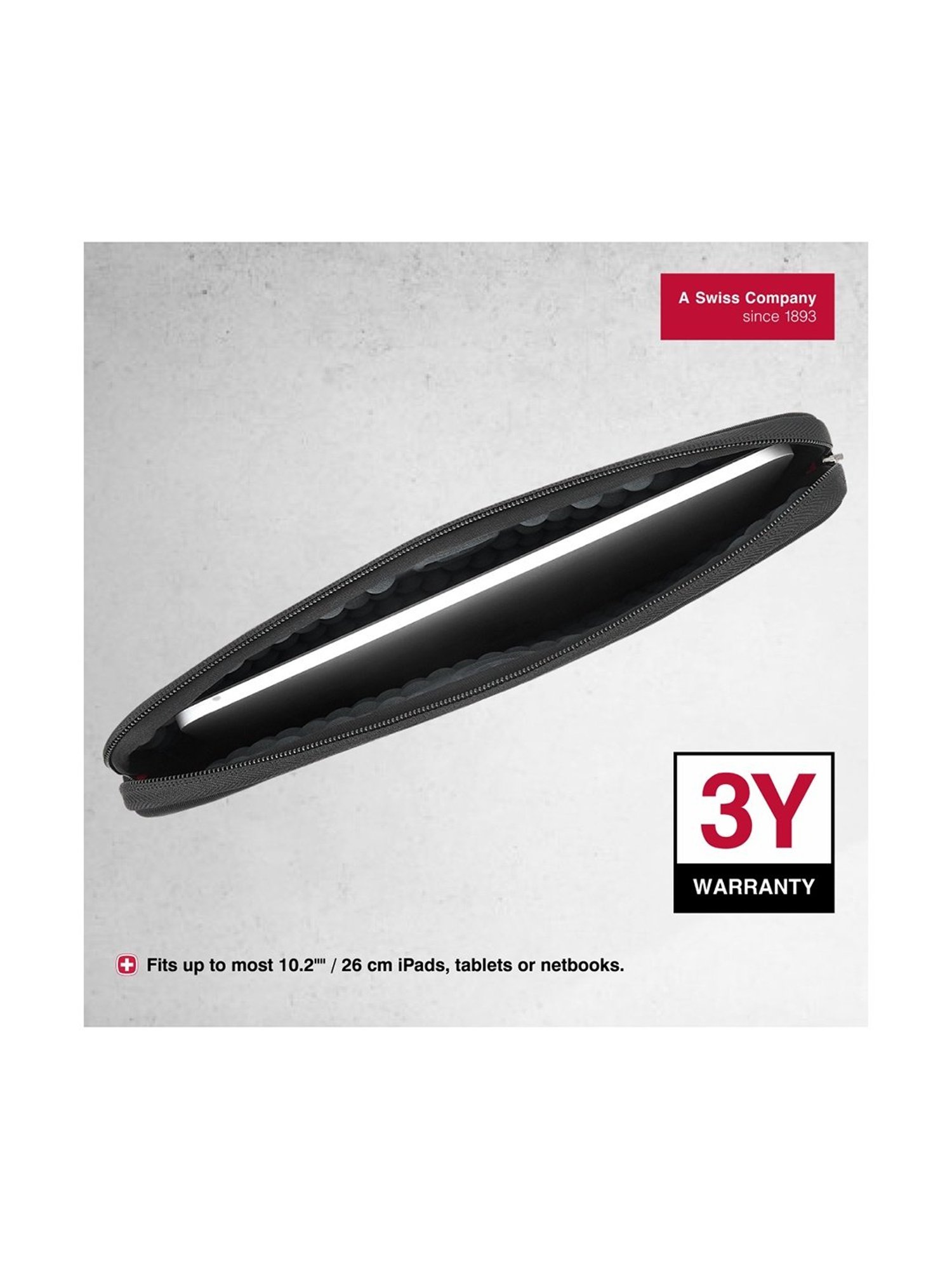 Wenger Black Solid Small Laptop Sleeve