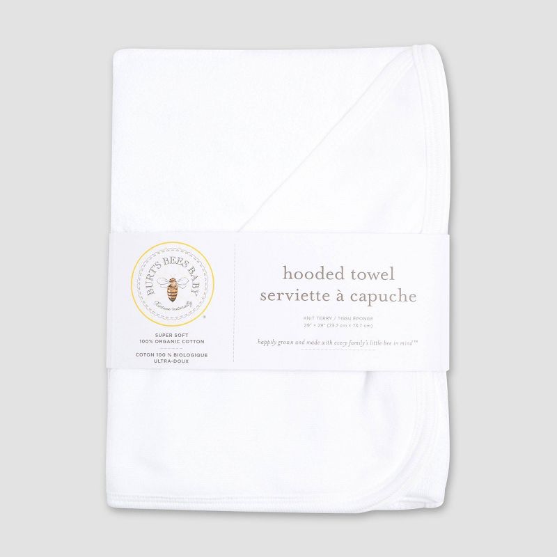 Burt's Bees Baby® Organic Cotton Hooded Towel - Cloud