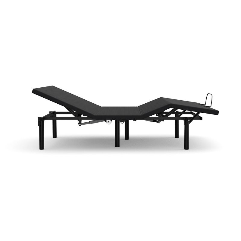 Reverie R400 Power Adjustable Bed Base with 3D Wave Massage Technology, Wireless Remote with 5 Presets, and Bluetooth Compatibility, Queen