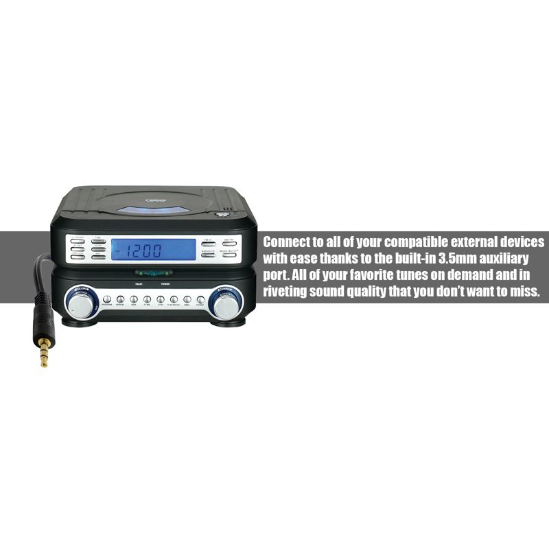 Naxa Digital CD Micro System with AM/FM Stereo Radio