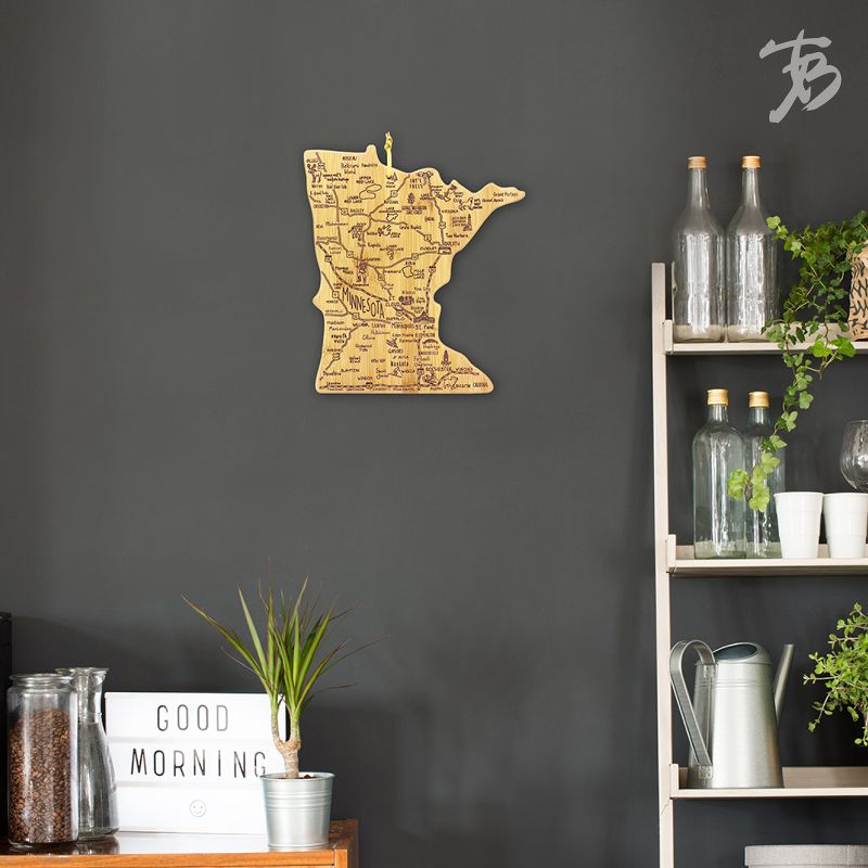 Totally Bamboo Destination Minnesota Cutting Board 13.25" x 11.75"