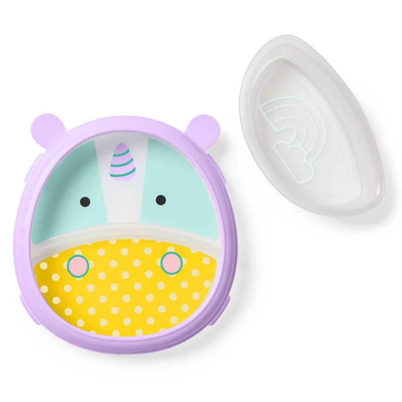 Skip Hop Zoo Smart Serve Plate & Bowl - Unicorn