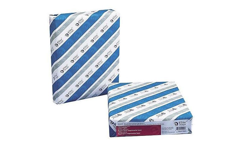 Elite Laser Paper 24 Lb 8-1/2" x 11" 97 GE/112 ISO 500 Sht/RM WE 45002