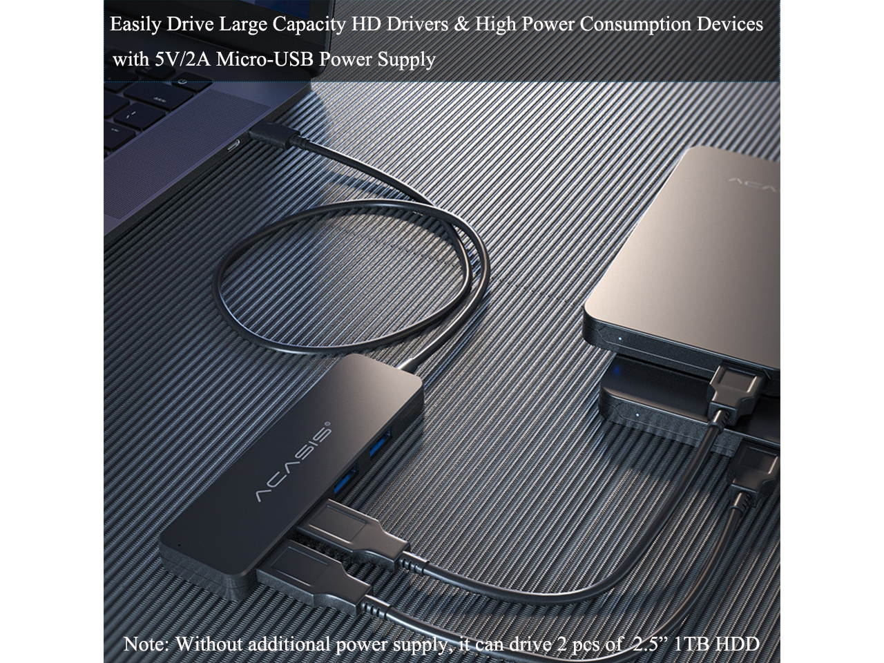 4 Port USB Hub,Type C USB 3.0 Hub,Premium Ultra Slim Laptop USB Spliter Plug and Play Hot Swapping Support, Compatible with Macbook,thinkpad,Windows Desktop PC and other Laptop Computer