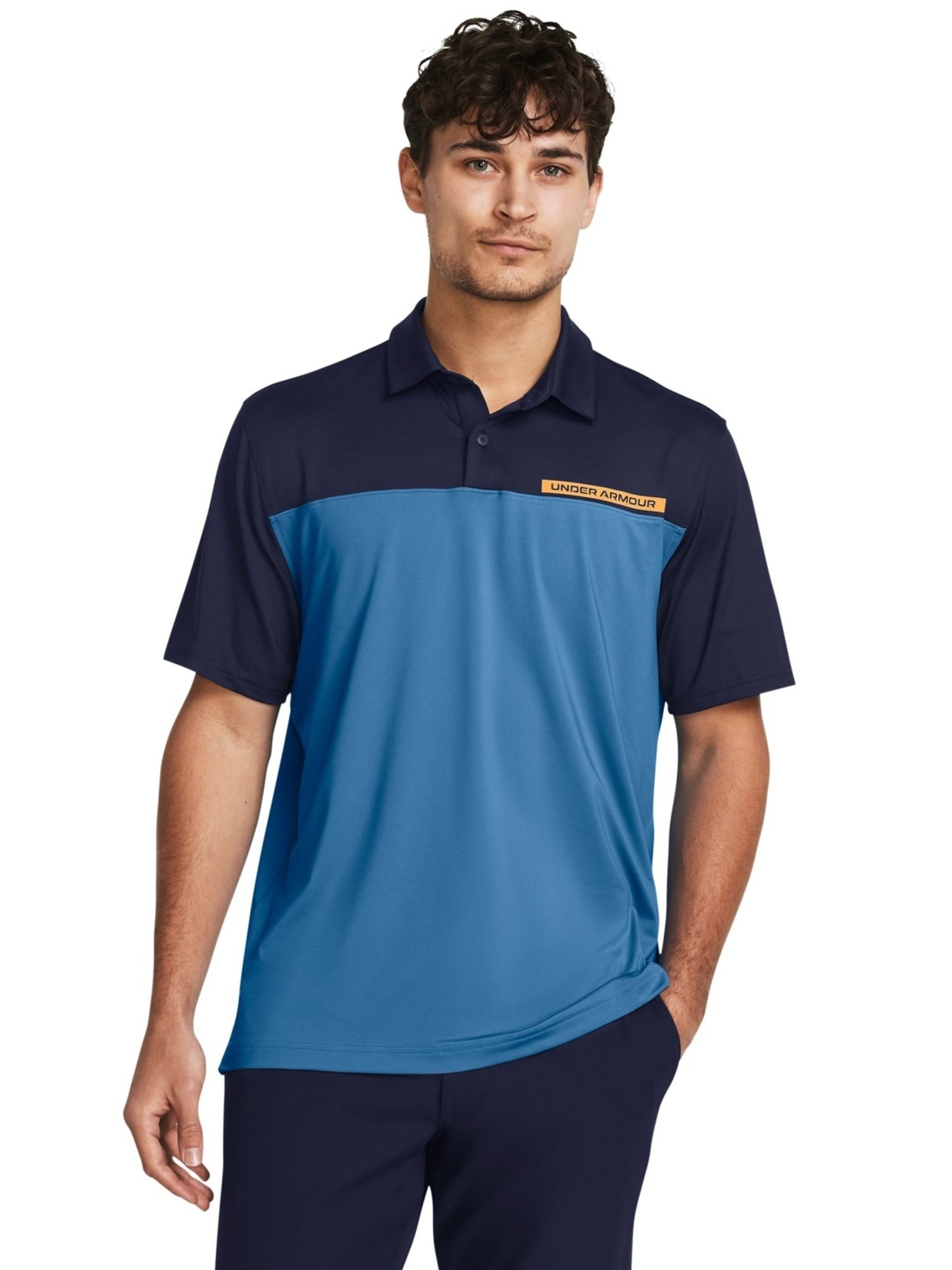 Under Armour Blue Slim Fit Polo T-Shirt