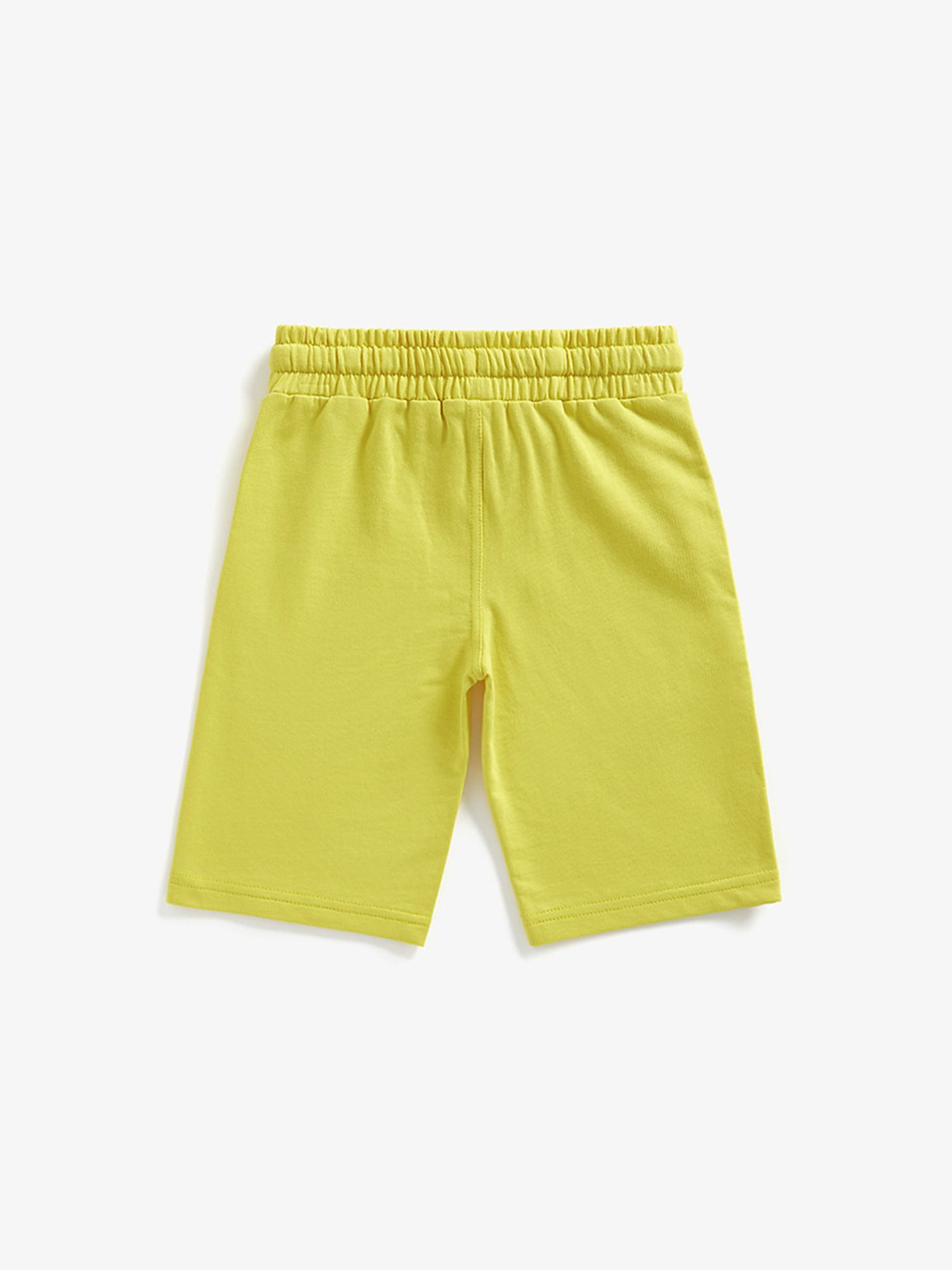 Mothercare Kids Yellow Solid Shorts