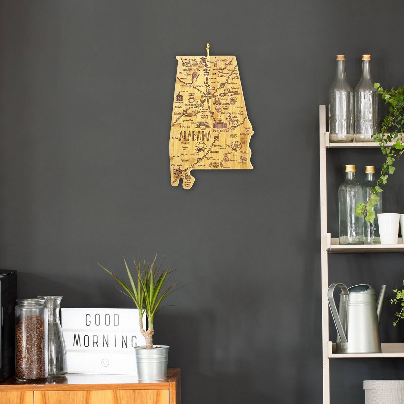 Totally Bamboo Destination Alabama Serving and Cutting Board