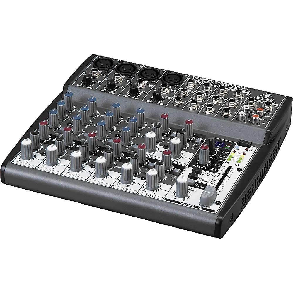 Behringer XENYX 1202FX 12 Input Mixer (with Effects)