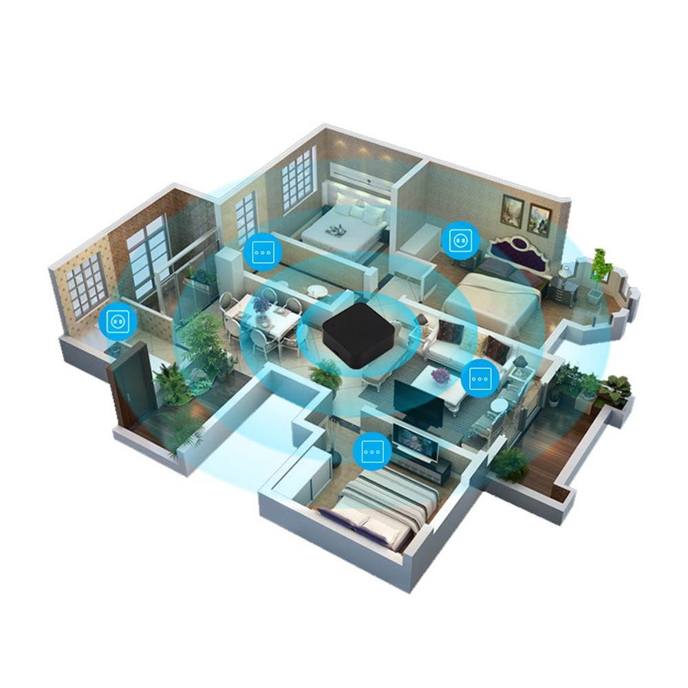 Smart WiFi IR Remote Control WiFi(2.4Ghz) Enabled Infrared Universal Remote Controller For Air Conditioner TV DVD Fan Using Tuya Smart Life APP Compatible with Alexa Google Home IFTTT Voice Control