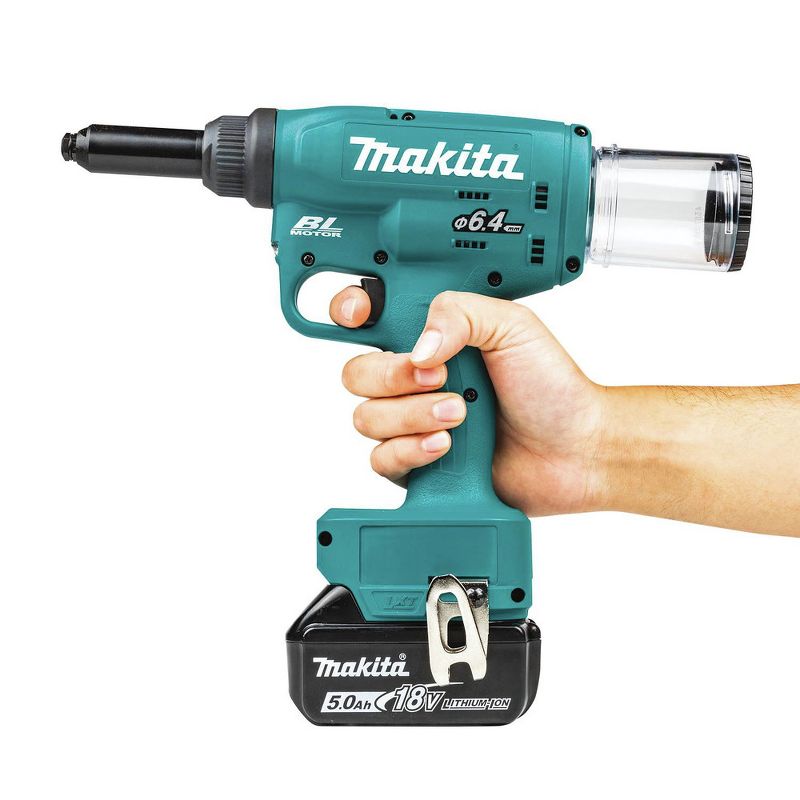 Makita XVR02T 18V LXT Lithium-Ion Brushless Cordless Rivet Tool Kit (5 Ah)