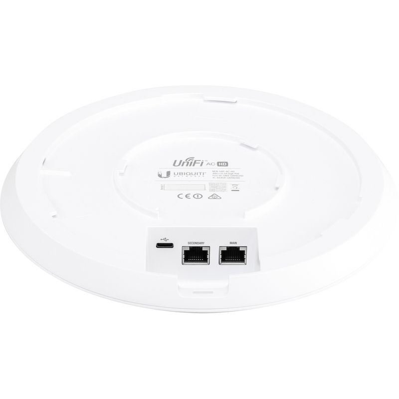 Ubiquiti UniFi AC HD UAP-AC-HD IEEE 802.11ac 1.69 Gbit/s Wireless Access Point - 2.40 GHz, 5 GHz - MIMO Technology - 2 x Network (RJ-45)