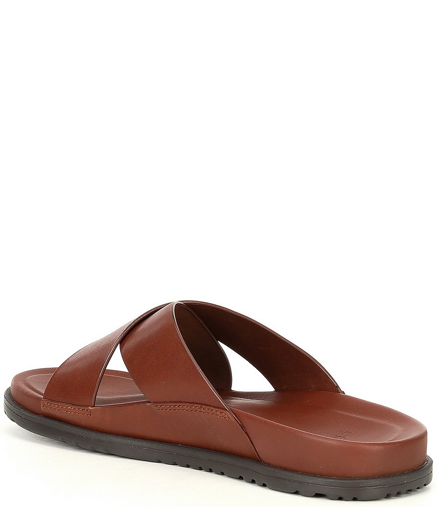 UGG&reg; Men's Wainscott Leather Slides