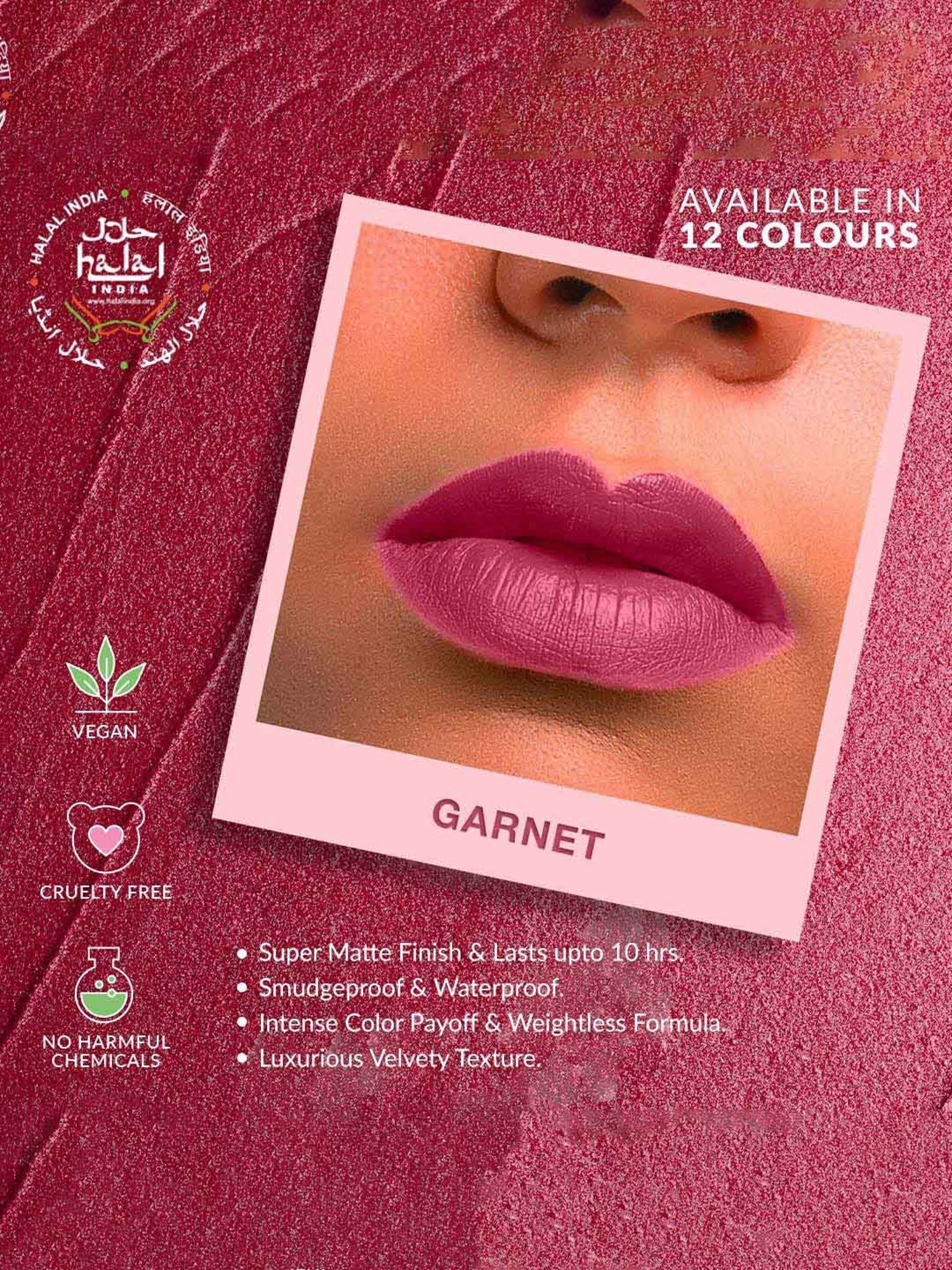 Littmuss O' It's Matte Liquid Lipstick Garnet - 2.5 ml