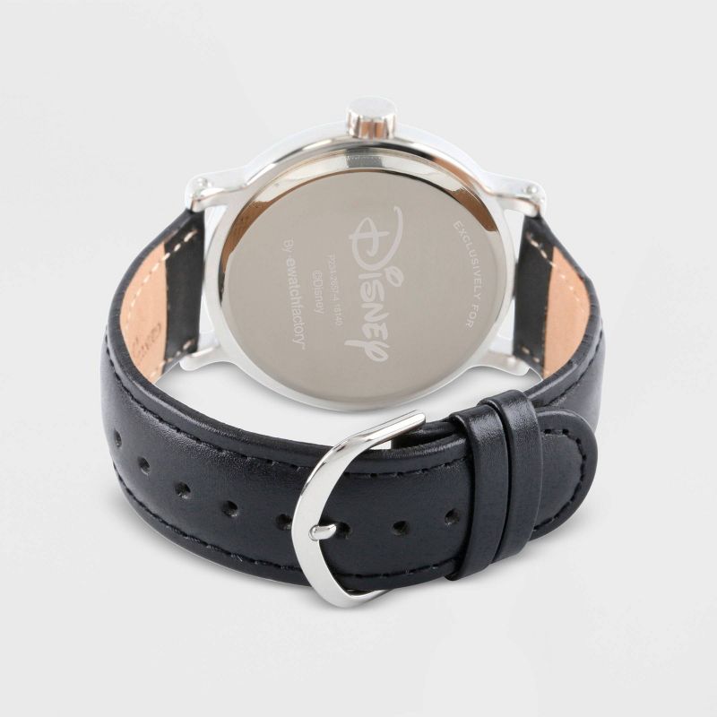 Men's Disney Mickey Mouse Strap Watch - Black