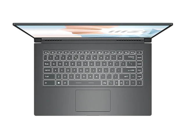 MSI Laptop Modern 14 B11MO-036 Intel Core i7 11th Gen 1165G7 (2.80 GHz) 8 GB Memory 512 GB NVMe SSD Intel Iris Xe Graphics 14.0" Windows 10 Home 64-bit