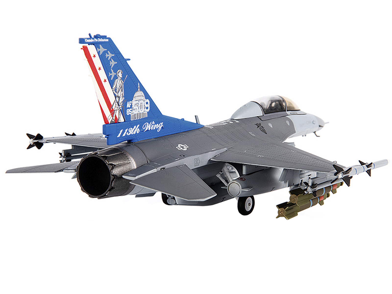 Lockheed Martin F-16C Fighting Falcon Fighter Aircraft "Viper Demo Team" (2021) United States Air Force 1/144 Diecast Model by JC Wings